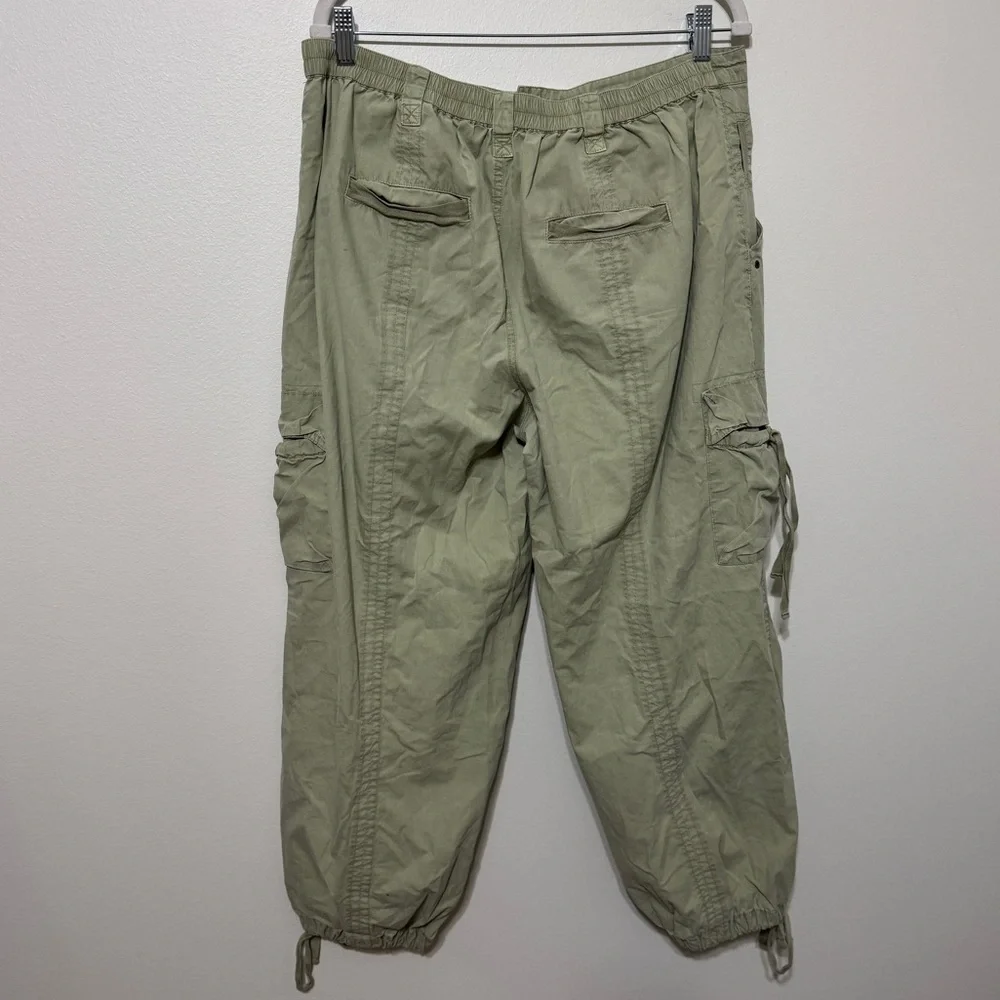 Anthropologie Tactical Utility Cargo Pants Green Size 32 Women’s Jogger - Picture 6 of 9